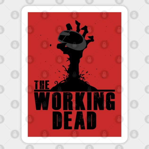 The wORking dead Sticker by LiveForever